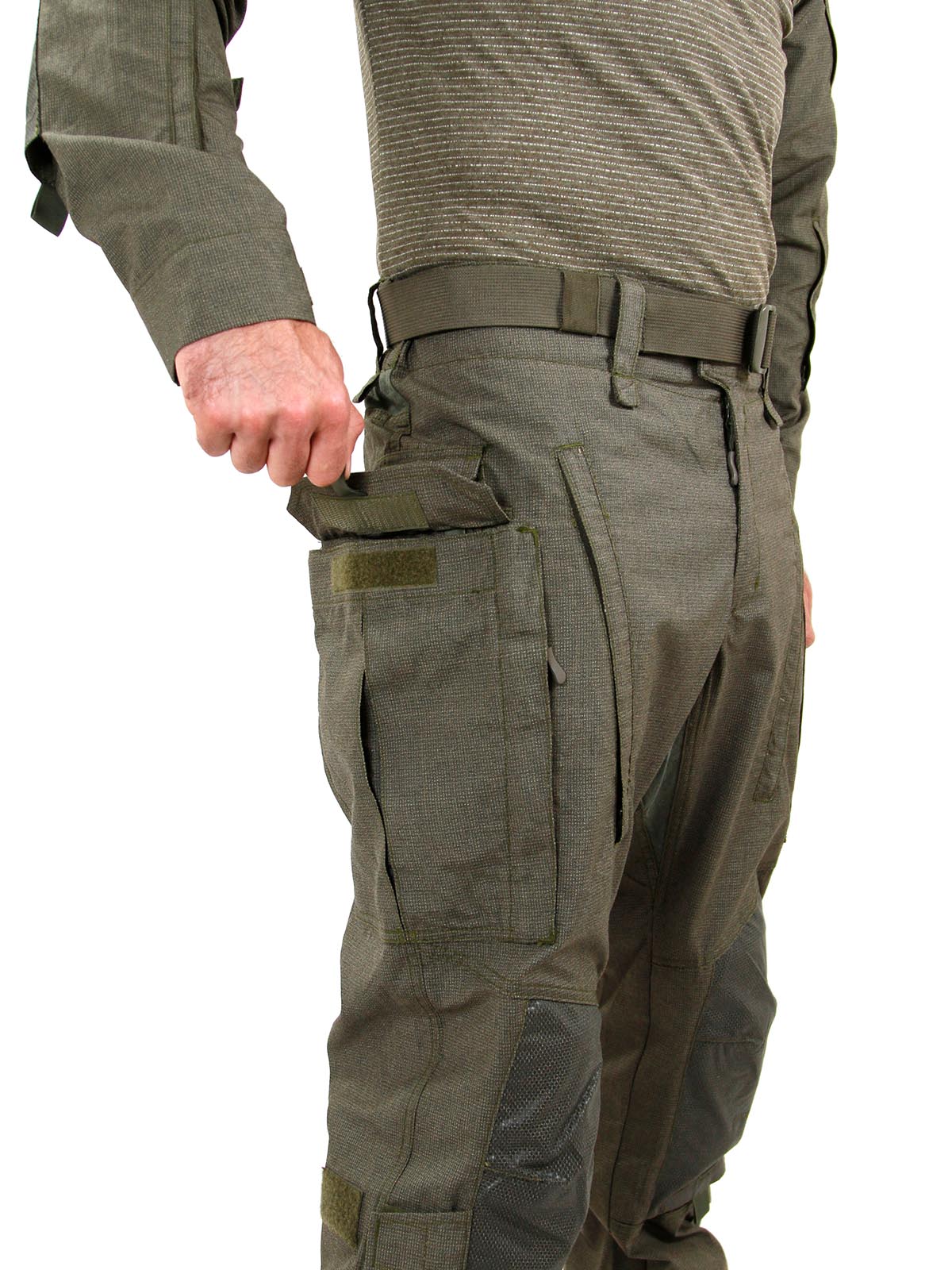British Army PCS Combat Trouser Belt  MTP Green  Survival Aids